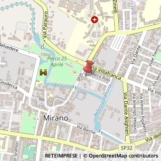 Mappa Via Cristoforo Colombo, 4, 30035 Mirano, Venezia (Veneto)