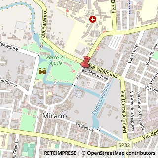 Mappa Via Cristoforo Colombo, 7, 30035 Mirano VE, Italia, 30035 Mira, Venezia (Veneto)