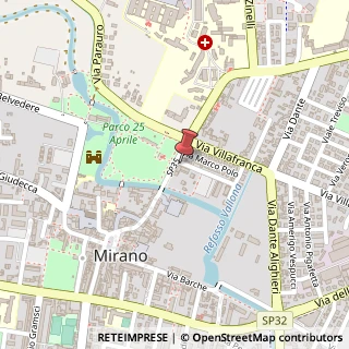 Mappa Via Luigi Mariutto, 8, 30035 Mirano, Venezia (Veneto)
