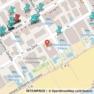Mappa Via Zara, 30016 Lido di Jesolo VE, Italia (0.09524)