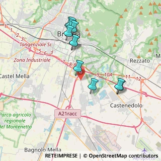 Mappa Via Brescia, 25010 San Zeno Naviglio BS, Italia (3.84727)