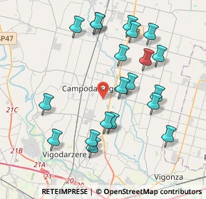 Mappa 35011 Campodarsego PD, Italia (4.0735)