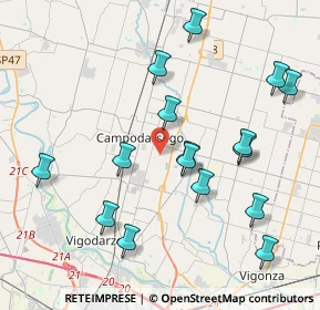 Mappa 35011 Campodarsego PD, Italia (4.25125)