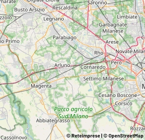 Mappa 20008 Sedriano MI, Italia (9.5825)