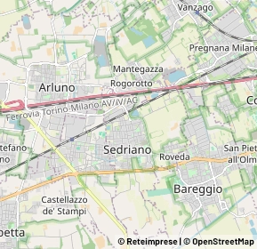 Mappa 20008 Sedriano MI, Italia (1.834)