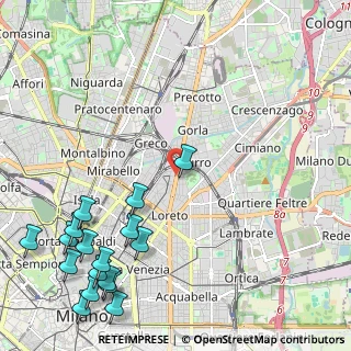 Mappa Viale Monza, 20125 Milano MI, Italia (3.08882)