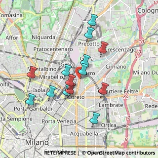 Mappa Viale Monza, 20125 Milano MI, Italia (1.68214)