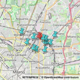 Mappa Viale Monza, 20125 Milano MI, Italia (1.13)