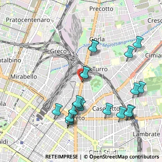 Mappa Viale Monza, 20125 Milano MI, Italia (1.102)