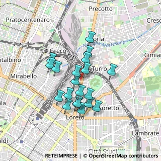 Mappa Viale Monza, 20125 Milano MI, Italia (0.6985)