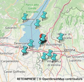 Mappa Localitá Bottona, 37017 Lazise VR, Italia (10.28125)