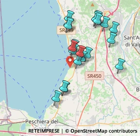 Mappa Localitá Bottona, 37017 Lazise VR, Italia (3.4565)