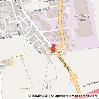 Mappa Via G. Leopardi, 6, 24050 Covo, Bergamo (Lombardia)