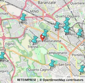 Mappa Via Ugo Ojetti, 20151 Milano MI, Italia (2.41818)