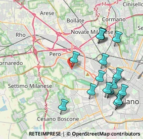 Mappa Via Ugo Ojetti, 20151 Milano MI, Italia (4.64278)