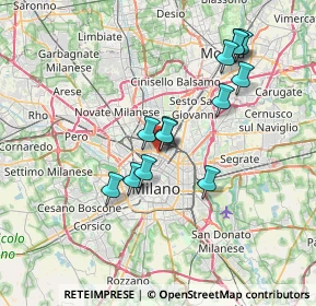 Mappa Via Privata Bitonto, 20159 Milano MI, Italia (6.53462)