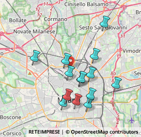 Mappa Via Privata Bitonto, 20159 Milano MI, Italia (3.51357)