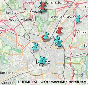 Mappa Via Privata Bitonto, 20159 Milano MI, Italia (3.82833)