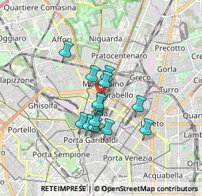 Mappa Via Privata Bitonto, 20159 Milano MI, Italia (1.25077)