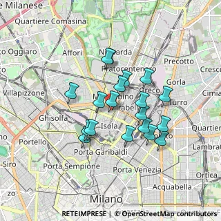Mappa Via Privata Bitonto, 20159 Milano MI, Italia (1.43842)