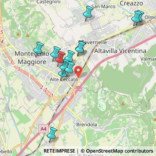 Mappa Via Melaro, 36075 Montecchio Maggiore VI, Italia (2.04923)