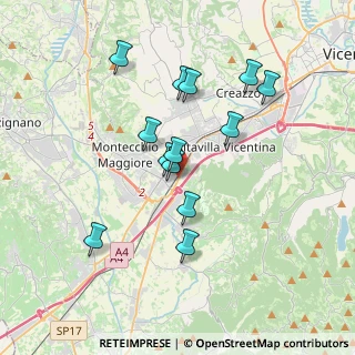Mappa Via Melaro, 36075 Montecchio Maggiore VI, Italia (3.25077)