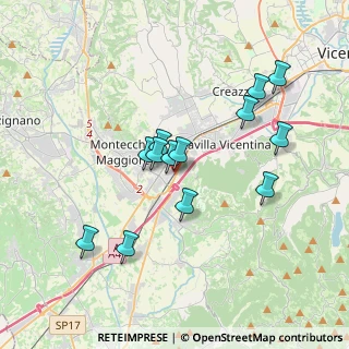 Mappa Via Melaro, 36075 Montecchio Maggiore VI, Italia (3.29615)
