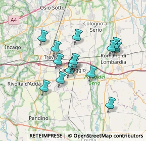 Mappa Circonvallazione Porta Nuova, 24043 Caravaggio BG, Italia (5.82857)
