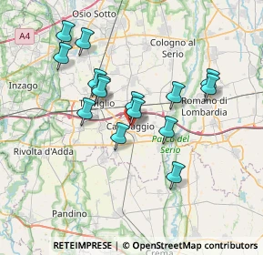 Mappa Circonvallazione Porta Nuova, 24043 Caravaggio BG, Italia (6.4)