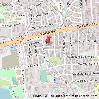 Mappa Via Roma, 20090 Segrate MI, Italia, 20090 Segrate, Milano (Lombardia)