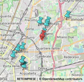 Mappa Via Ruggeri Ruggero, 20132 Milano MI, Italia (2.12231)