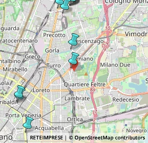 Mappa Via Ruggeri Ruggero, 20132 Milano MI, Italia (3.15154)