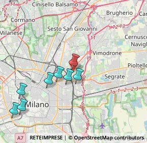 Mappa Via Ruggeri Ruggero, 20132 Milano MI, Italia (5.67083)