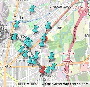 Mappa Via Ruggeri Ruggero, 20132 Milano MI, Italia (0.9805)