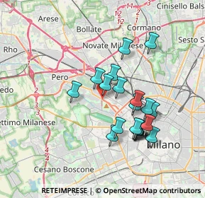 Mappa Piazza John Fitzgerald Kennedy, 20151 Milano MI, Italia (3.137)