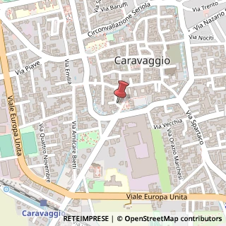 Mappa Largo Cavenaghi Luigi, 10, 24043 Caravaggio, Bergamo (Lombardia)
