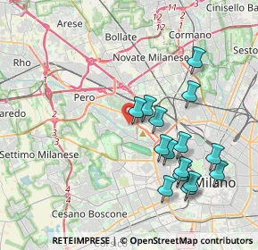 Mappa Via Fiuggi, 20151 Milano MI, Italia (3.906)