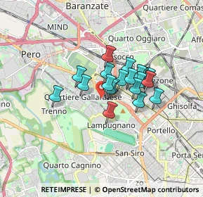 Mappa Via Fiuggi, 20151 Milano MI, Italia (1.0985)