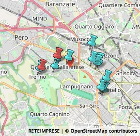 Mappa Via Fiuggi, 20151 Milano MI, Italia (1.49357)