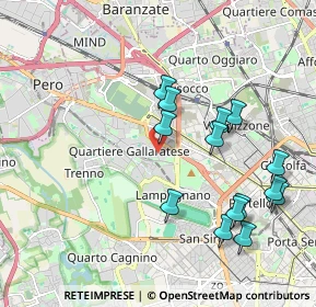 Mappa Via Fiuggi, 20151 Milano MI, Italia (2.04071)