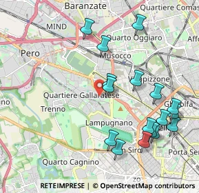 Mappa Via Fiuggi, 20151 Milano MI, Italia (2.20176)