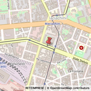 Mappa Viale Stelvio,  58, 20159 Milano, Milano (Lombardia)