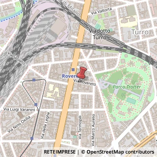 Mappa Via Rovereto, 9, 20127 Milano, Milano (Lombardia)