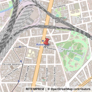 Mappa Via Rovereto,  12, 20127 Milano, Milano (Lombardia)