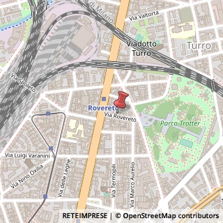 Mappa Via Rovereto, 8, 20127 Milano, Milano (Lombardia)
