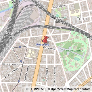 Mappa Via Rovereto, 14, 20127 Milano, Milano (Lombardia)
