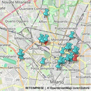 Mappa Viale Vincenzo Lancetti, 20158 Milano MI, Italia (2.2025)
