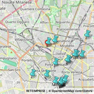 Mappa Viale Vincenzo Lancetti, 20158 Milano MI, Italia (3.0205)