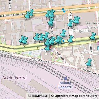 Mappa Viale Vincenzo Lancetti, 20158 Milano MI, Italia (0.11481)