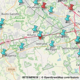 Mappa Via Giacomo Puccini, 20018 Sedriano MI, Italia (6.839)